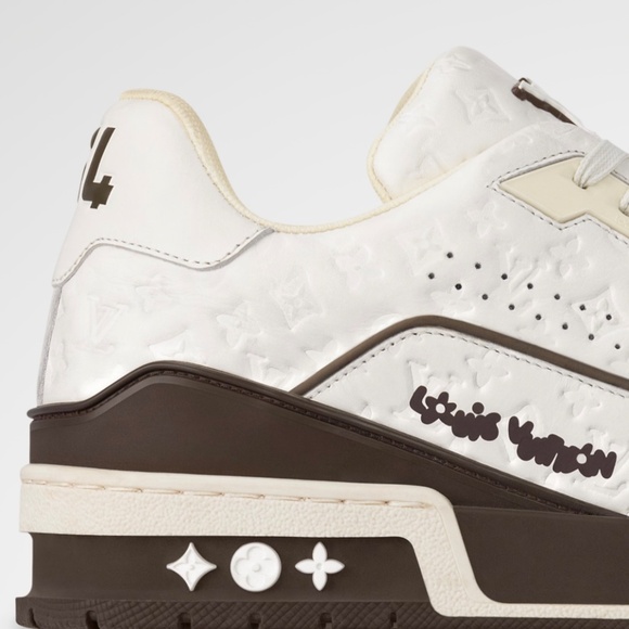 LV Louis Vuitton Trainer Sneakers Men’s 8 1ACR5k - Picture 3 of 9